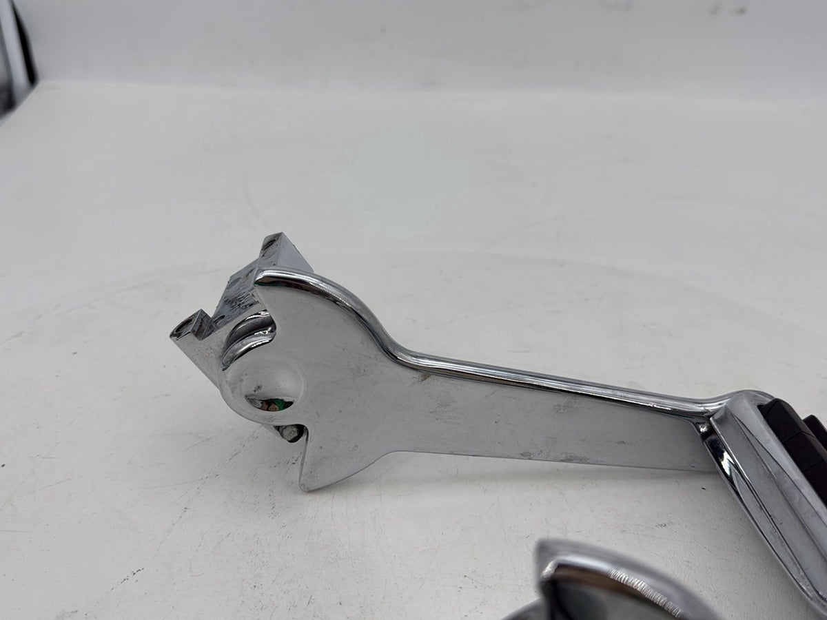02 Harley Touring CVO Screamin Road King Passenger Left Right Foot Pegs Kuryakyn