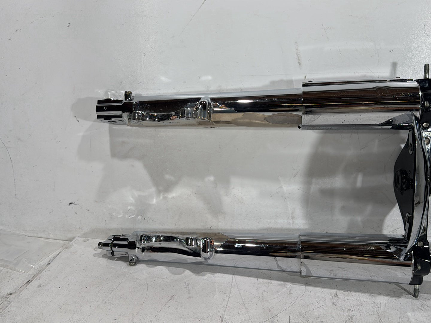 1996 Harley Road King Touring Police FLHPI OEM Front Triple Tree Set & LH RH Fork Legs Sliders