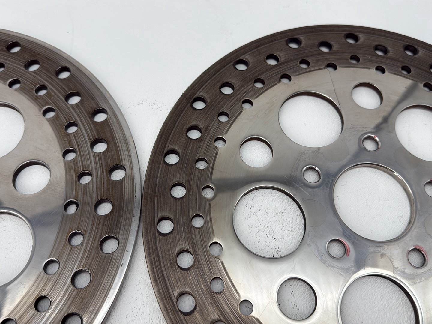 1991 Harley Heritage Softail Classic FLSTC OEM Front Brake Rotors Disc Pair