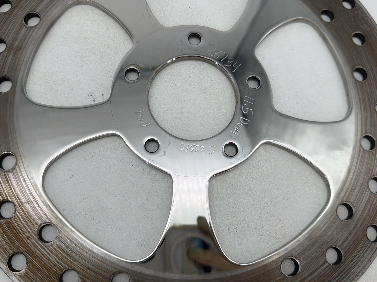 2007 Harley Street Glide Touring FLHX OEM Front Brake Rotors Disc Pair