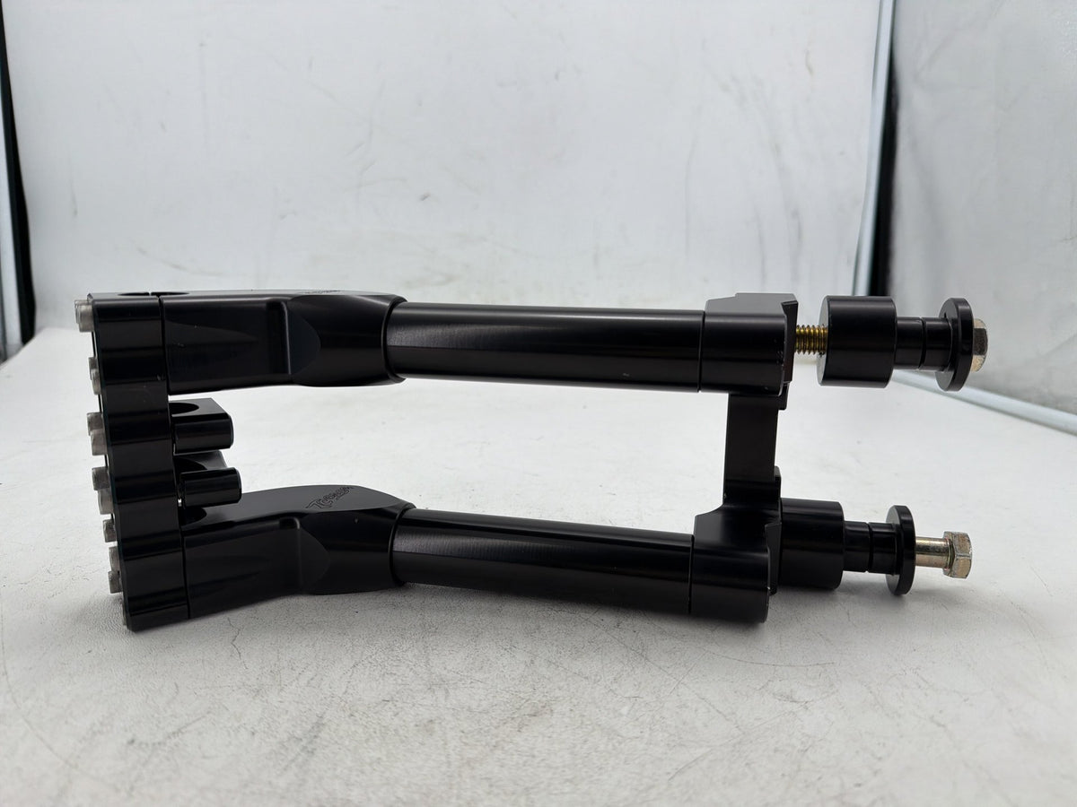 06 Harley Street Glide Touring Front Handlebar Riser Clamp Outlaw Cycle Products