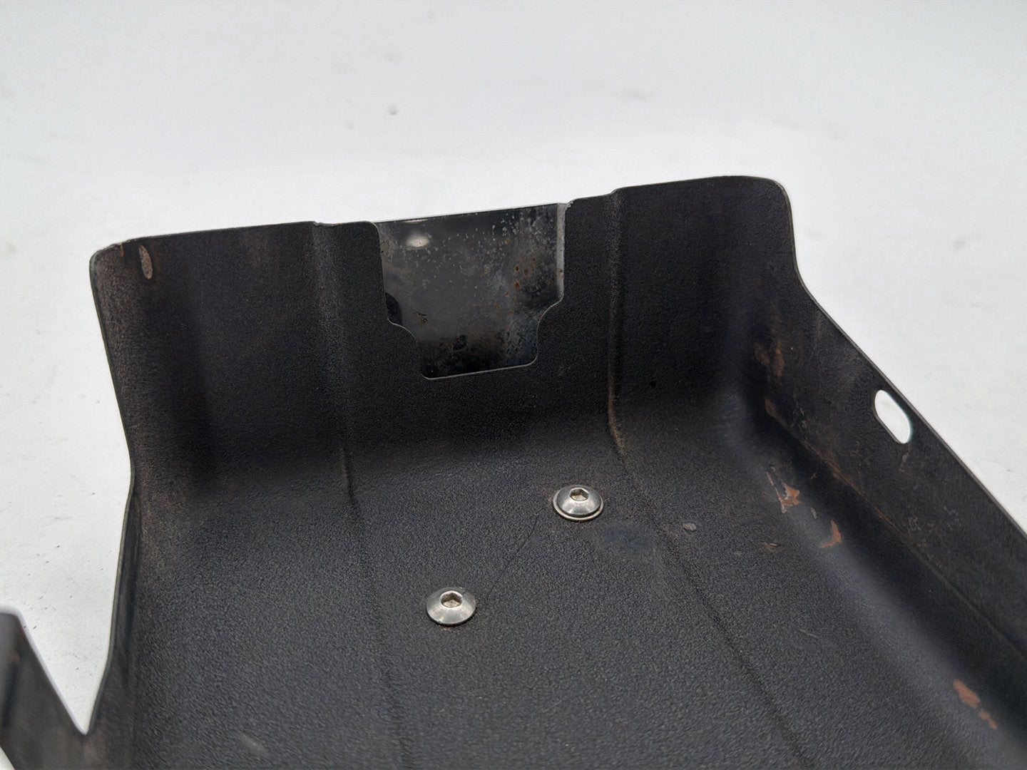 2008 Harley Dyna Fat Bob FXDF OEM Lower Battery Tray Stay Box Cover Panel