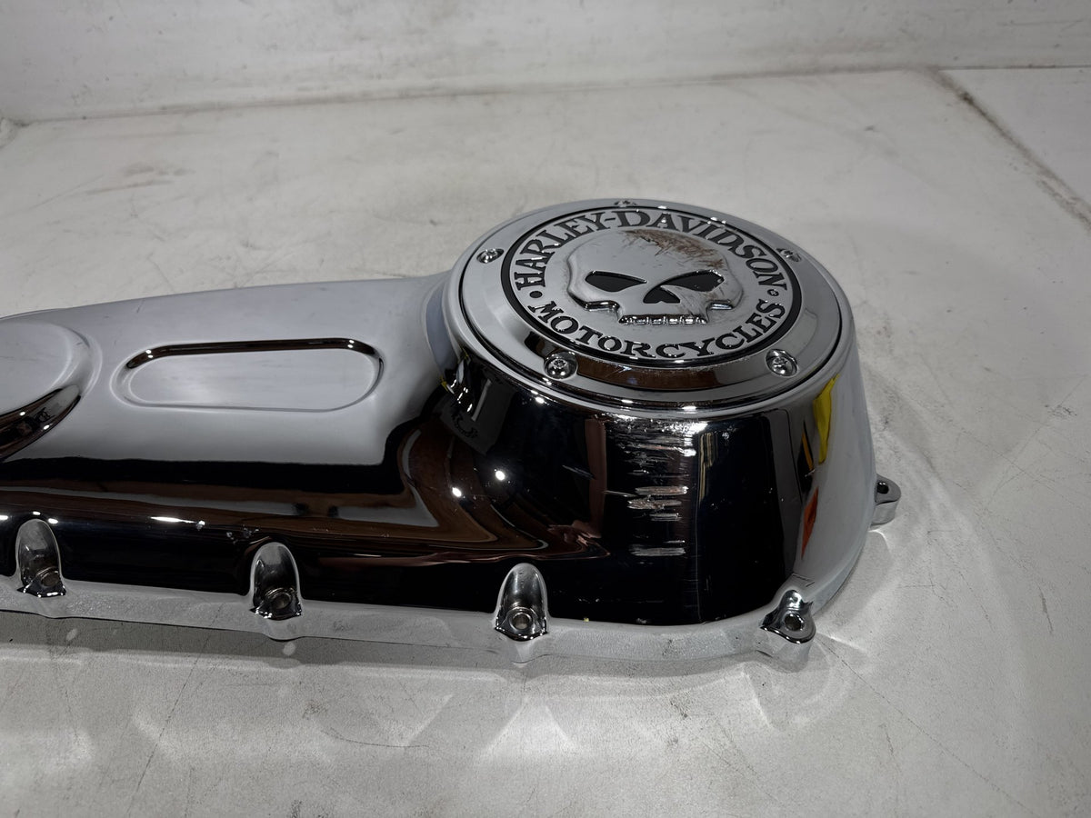 2011 Harley Softail Deluxe FLSTN OEM Outer Primary Clutch Cover SCRATCHED