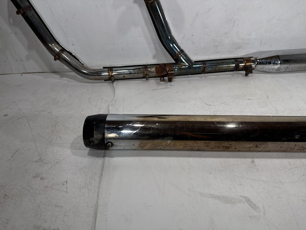 2001 Harley Electra Glide Touring Classic Exhaust Header Pipes Muffler RINEHART