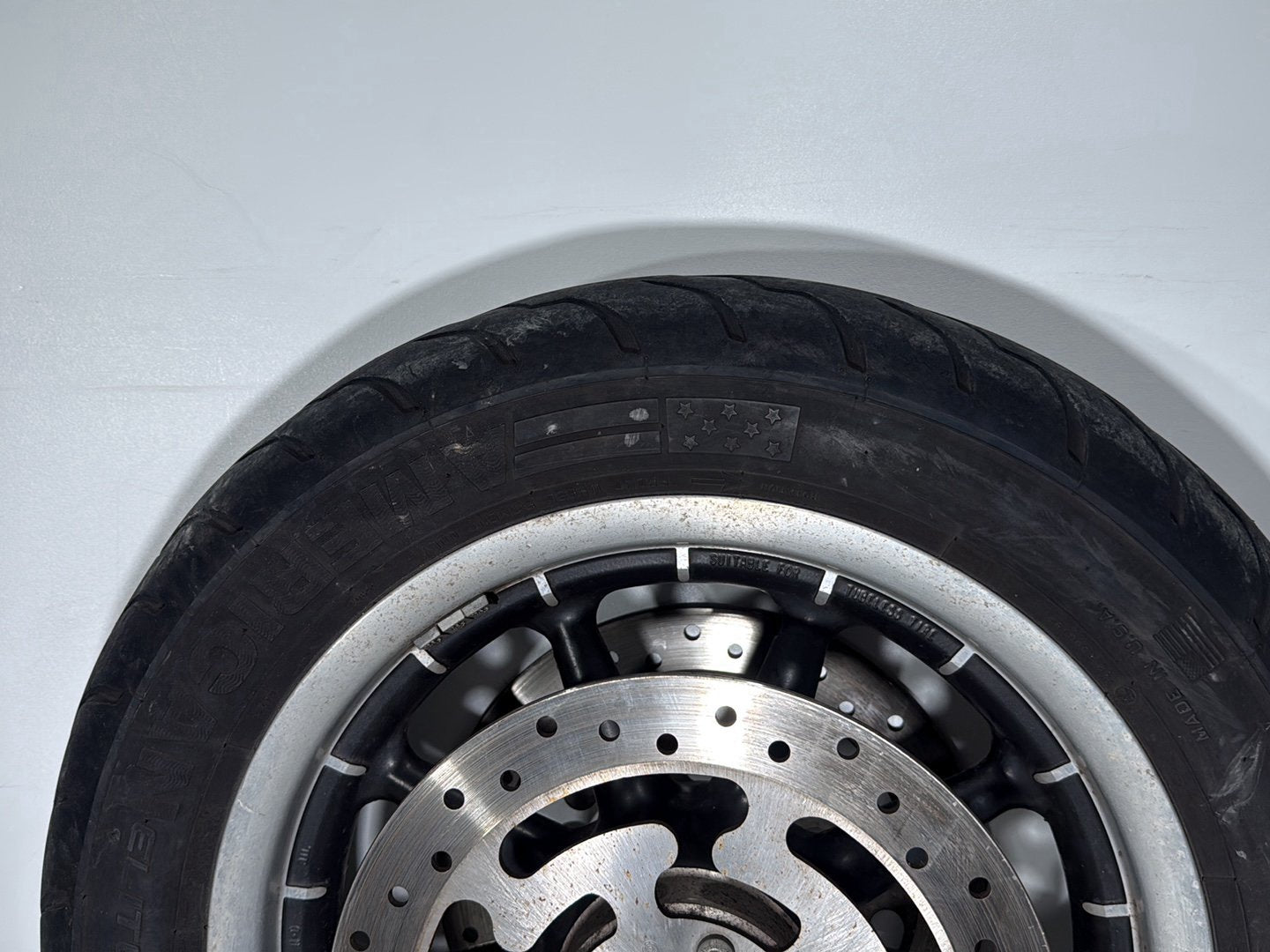 2008 Harley Touring FLHT Electra Glide OEM Front Wheel Rim Tire