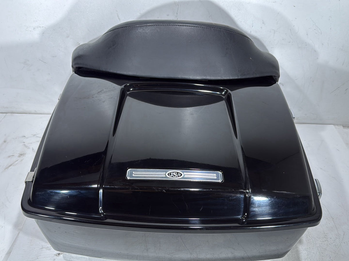 2010 Harley Street Glide Touring FLHX OEM Pass Backrest Tour Pak Luggage NOKey