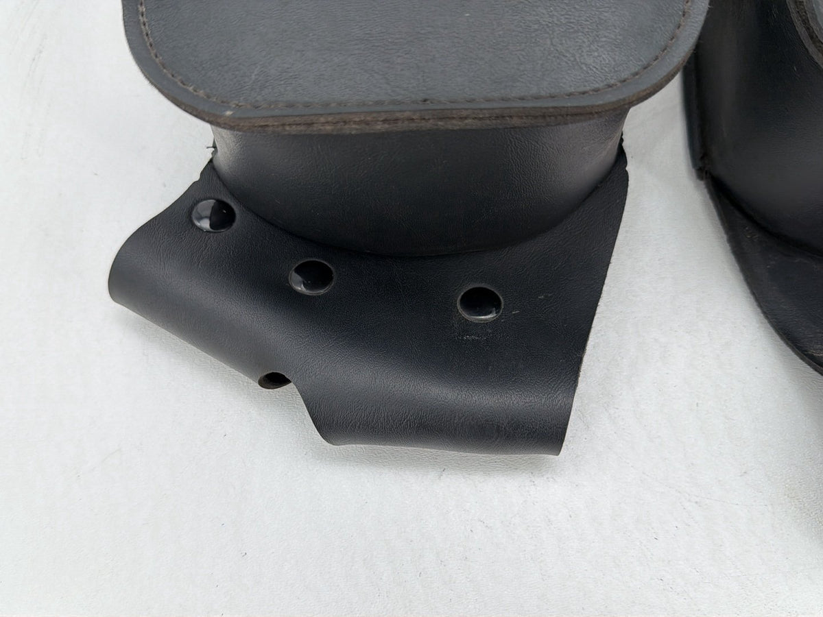 1997 Harley Road King Touring Rear Left Right Saddlebags Luggage Leather Old # 7