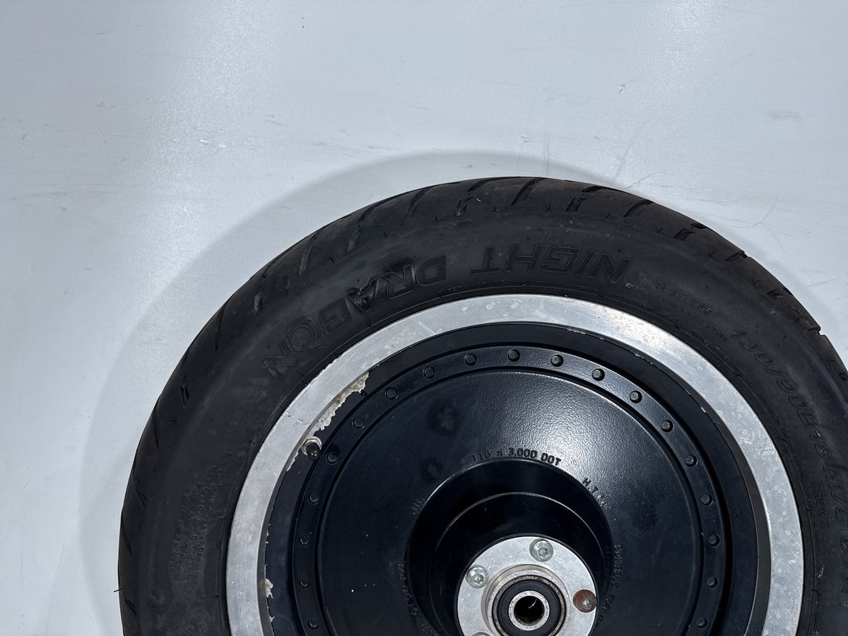 2001 Harley Fat Boy Softail FLSTF OEM Front Wheel Rim Tire 130/90B16 16"