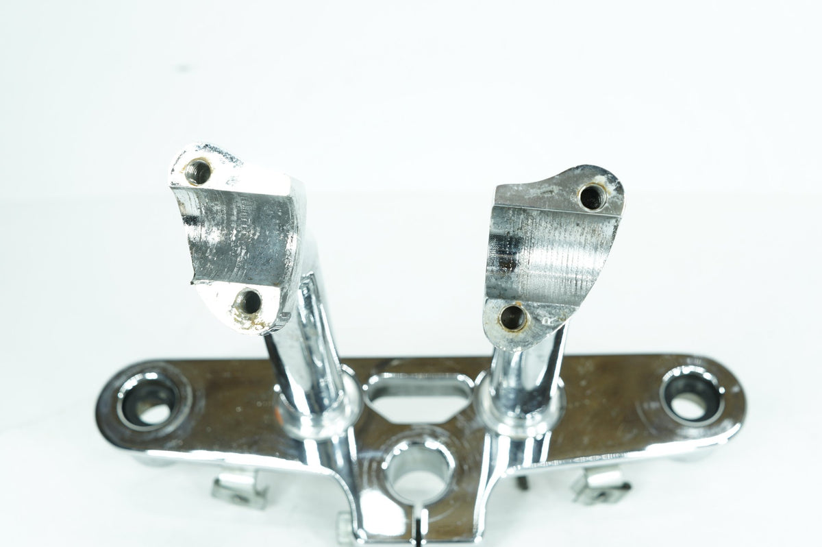 2002 Harley Softail FLSTFI Fat Boy OEM Front Fork Upper Triple Tree Clamps