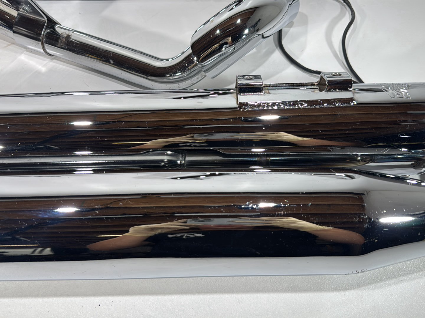 2014 Harley Electra Glide Touring CVO Screamin Eagle OEM Exhaust Header Pipes Muffler Vance & Hines