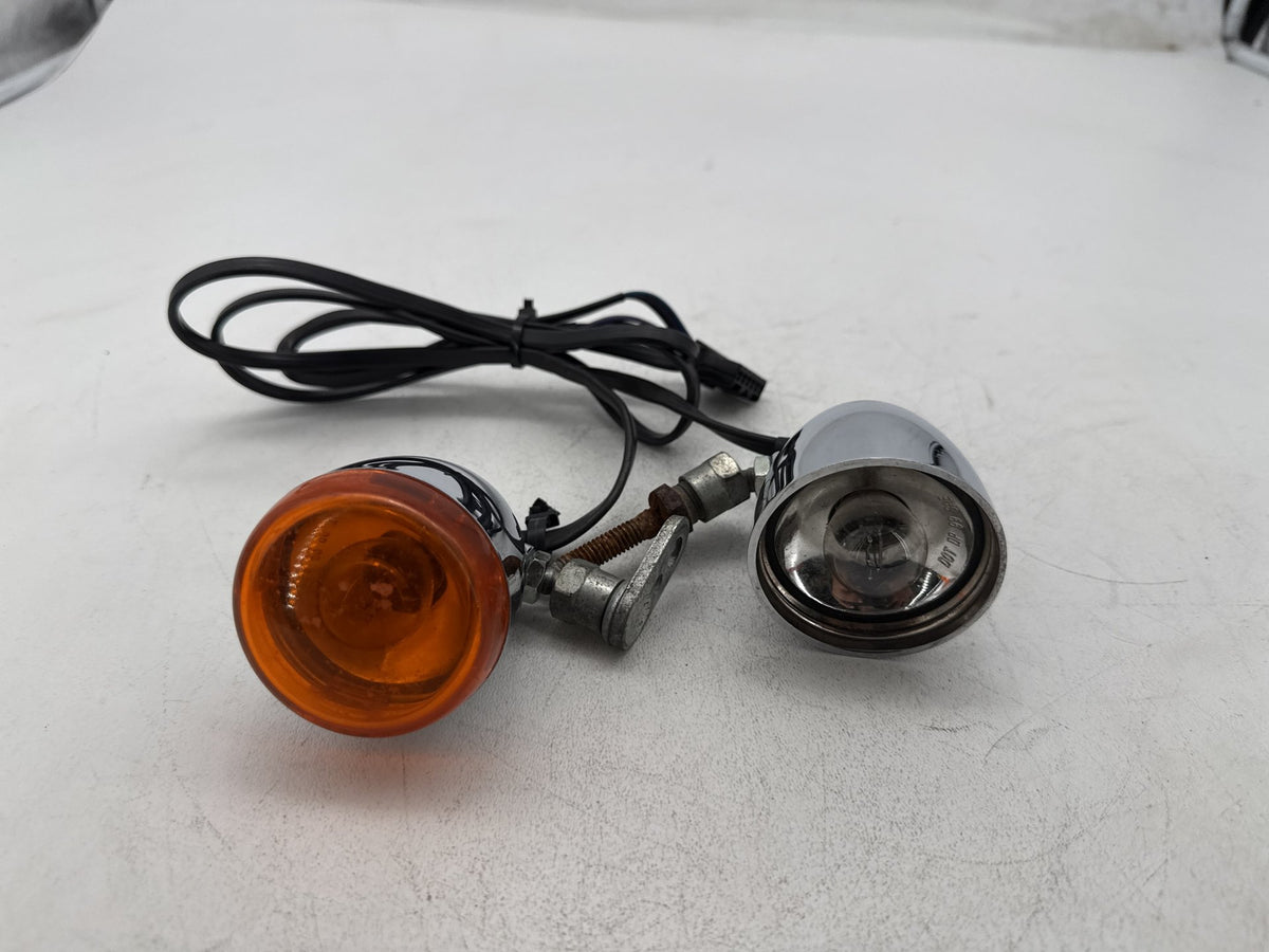 2008 Harley Softail Custom FXSTC OEM Front Left Right Turn Signal Indicators
