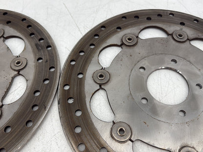 2010 Harley Dyna Fat Bob FXDF OEM Front Brake Rotors Disc Pair