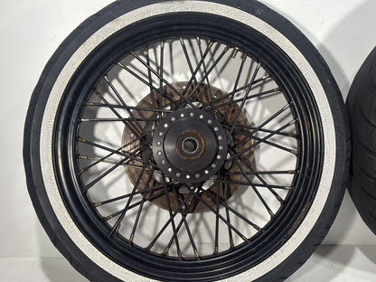 2004 - 2022 Harley-Davidson Sportster 1200 Nightster Front Rear Wheel Rim Tire Spoked  	43831-08