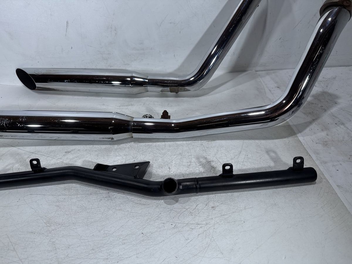 04 Harley Heritage Softail Classic FLSTCI Exhaust Header Pipes Muffler S & S