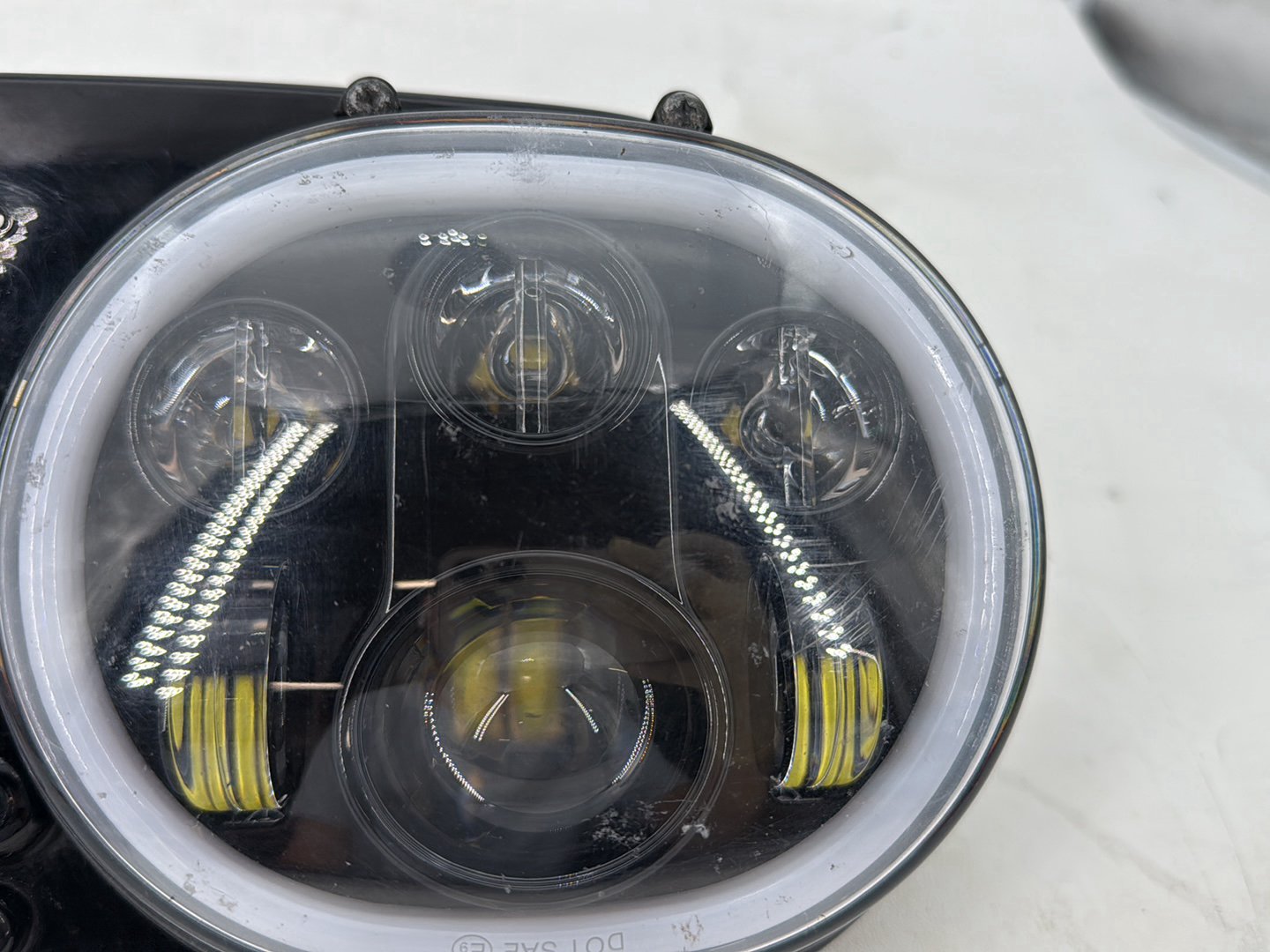 2005 Harley Road Glide Touring FLTRI OEM Headlight Headlamp Head Lamp Light LED