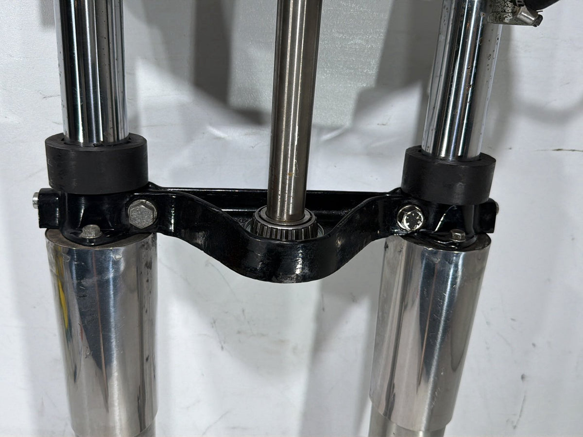 94 Harley Electra Glide Touring Front Triple Tree Set & LH RH Fork Legs Sliders