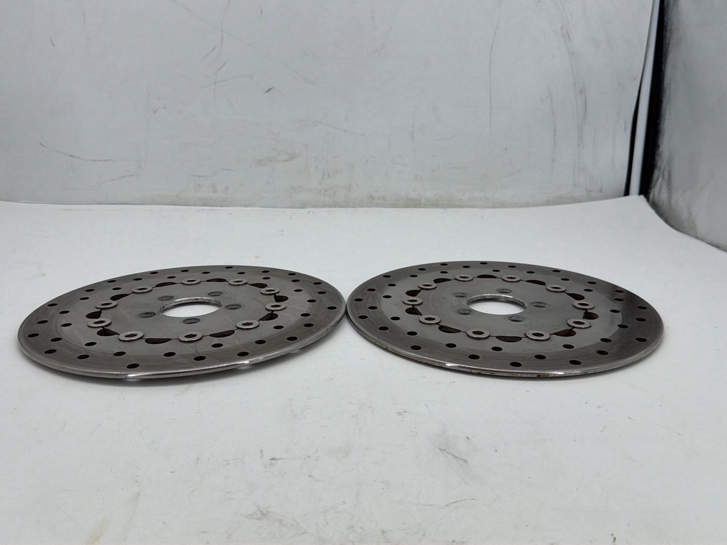 2008 Harley Dyna Fat Bob FXDF OEM Front Brake Rotors Disc Pair