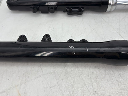 2010 Harley Dyna Fat Bob FXDF OEM Front Triple Tree Set & LH RH Fork Legs Sliders