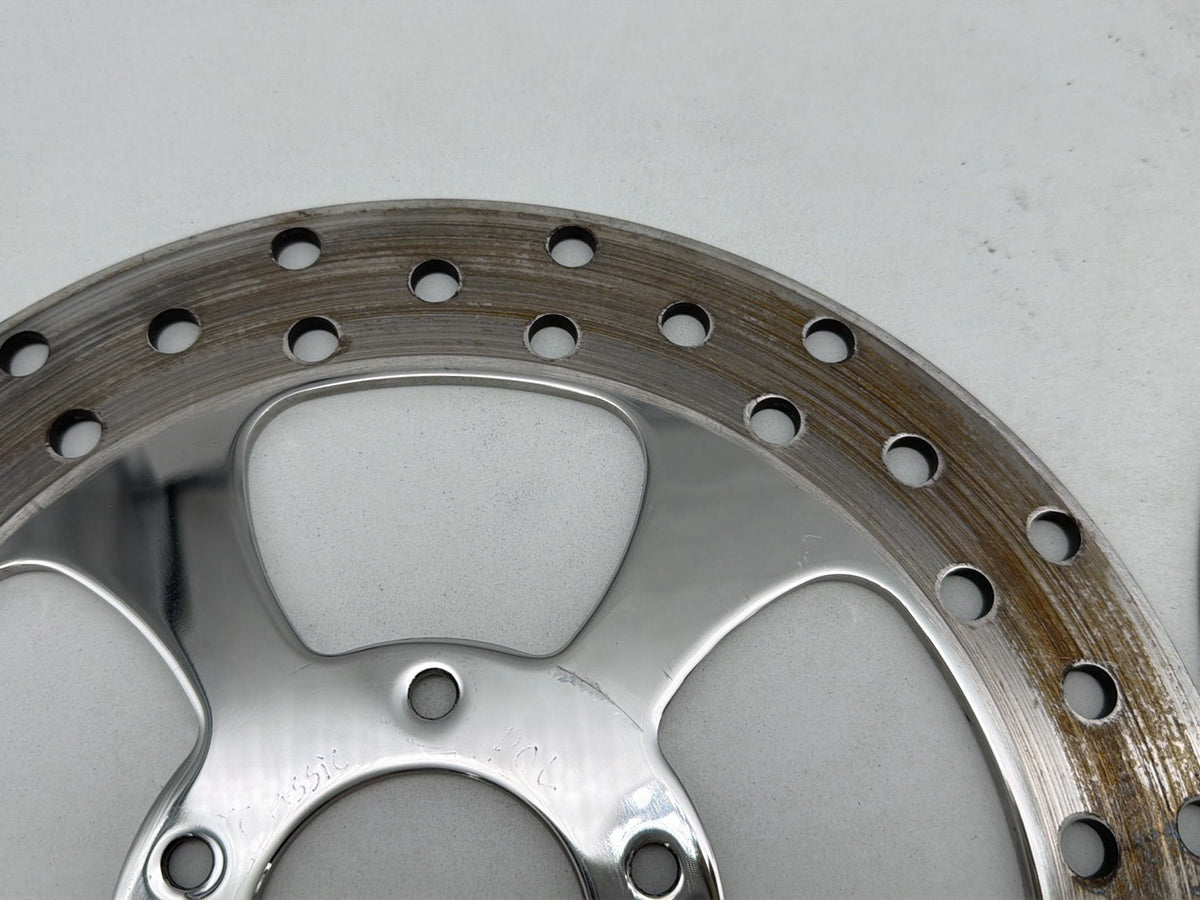 2007 Harley Street Glide Touring FLHX OEM Front Brake Rotors Disc Pair