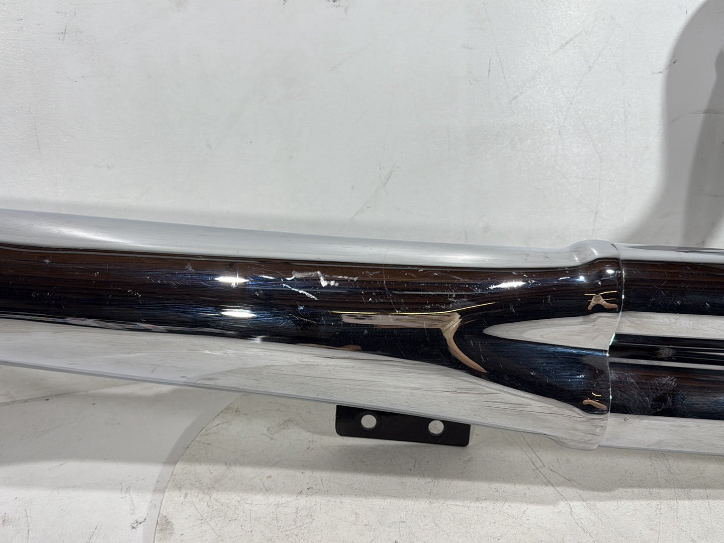 1991 Harley Heritage Softail Exhaust Header Pipe Muffler BENT 2-1