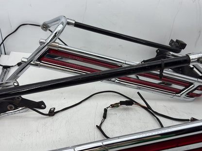 1995 Harley Touring FLHTCI Electra Glide Classic OEM Rear Left Right Saddlebag Guard Rails Bar