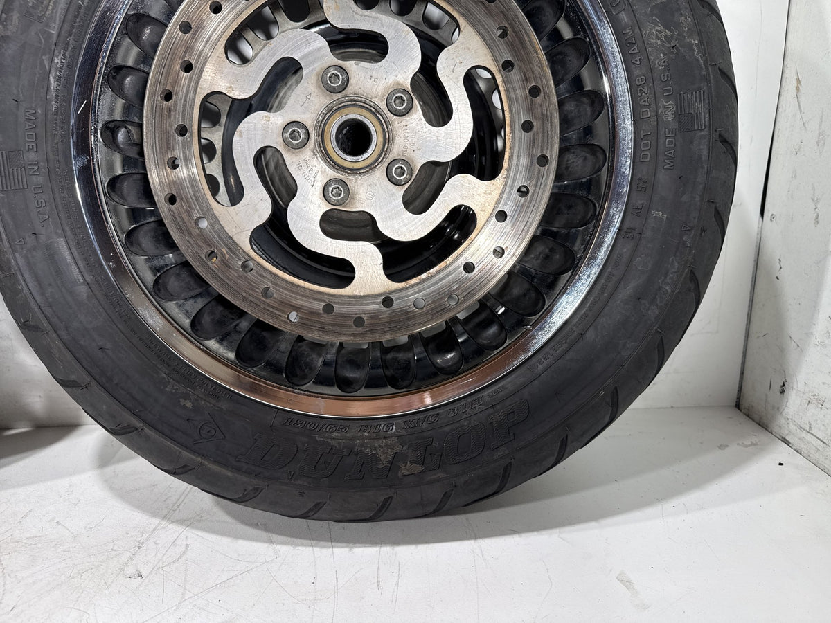 2012 Harley Electra Glide Touring Ultra OEM Front & Rear Wheel Rim Tire 16" 17"
