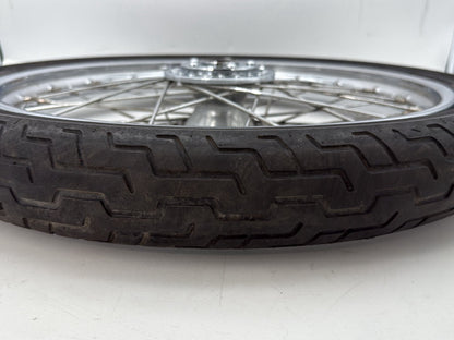 1993 Harley Sportster XLH883H Hugger 883 OEM Front Wheel Rim Tire Spoked