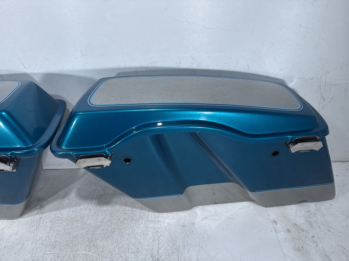 1995 Harley Electra Glide Touring FLHT OEM Left Right Saddlebags Luggage NOKey