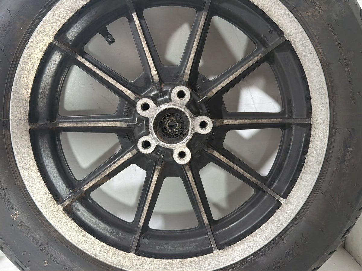 1997 Harley Road King Touring Front & Rear Wheel Rim Tire 130/90-16 MT90B16 16"