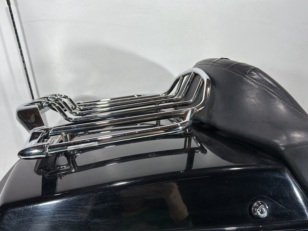 2008 Harley Touring Electra Glide Ultra OEM Pass Backrest Tour Pak Luggage NOKey
