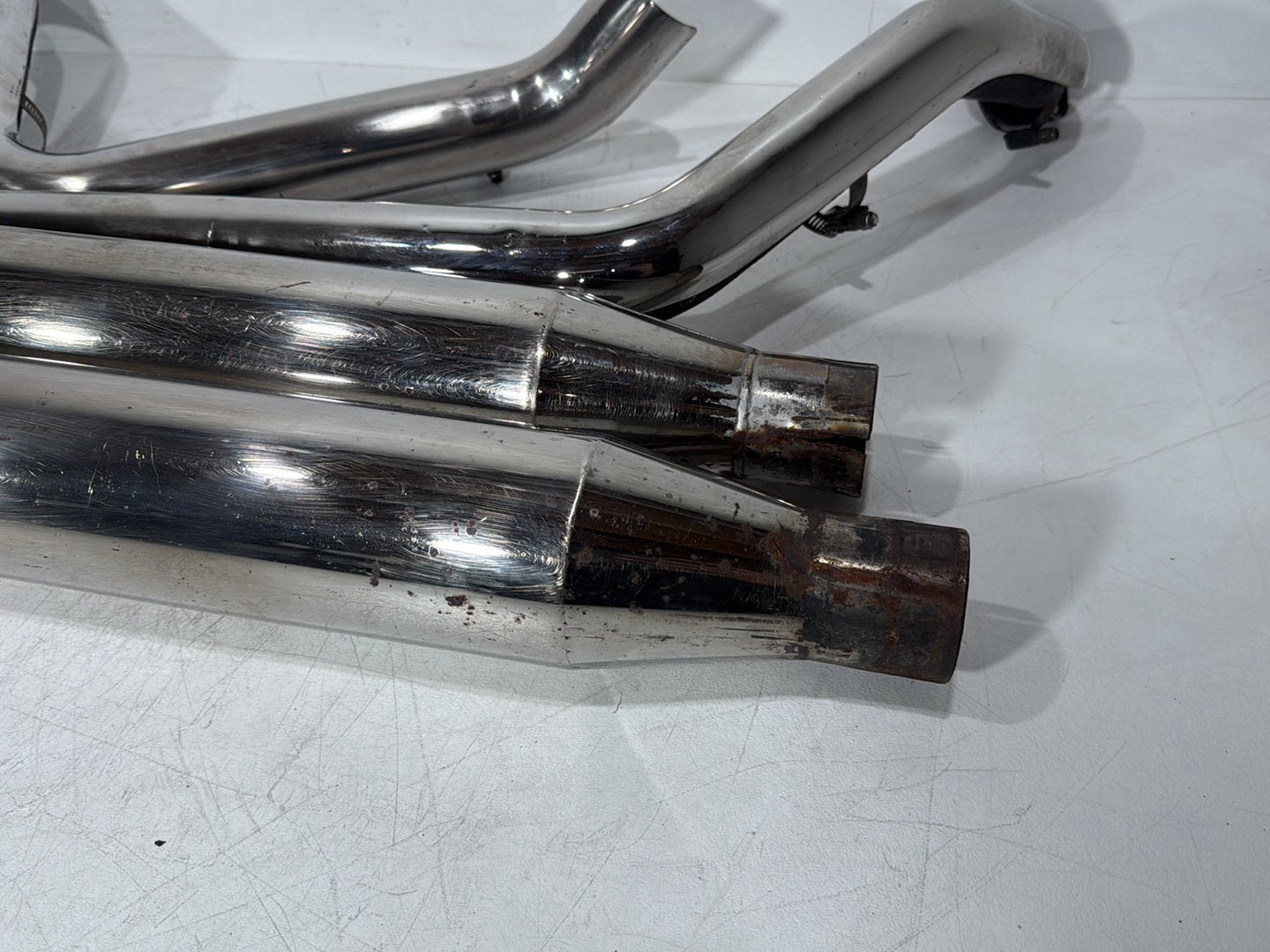 2006 Harley Touring FLHRI Road King OEM Exhaust Header Pipes Muffler