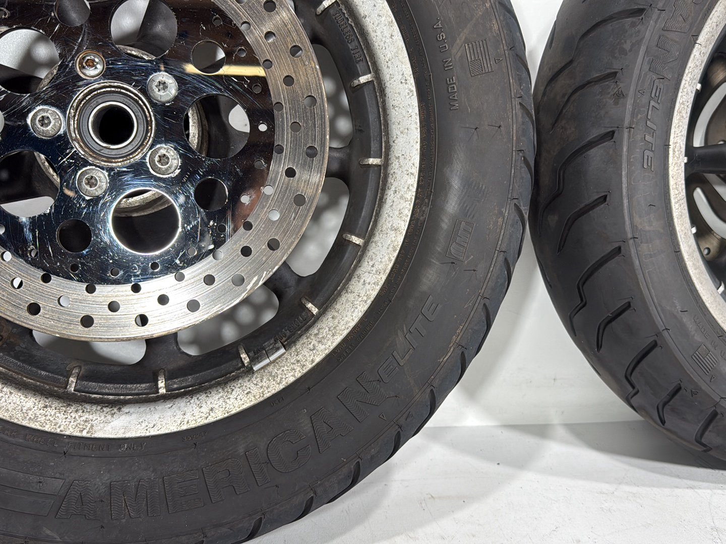 2006 Harley Electra Glide Touring Classic FLHTCI OEM Front & Rear Wheel Rim Tire