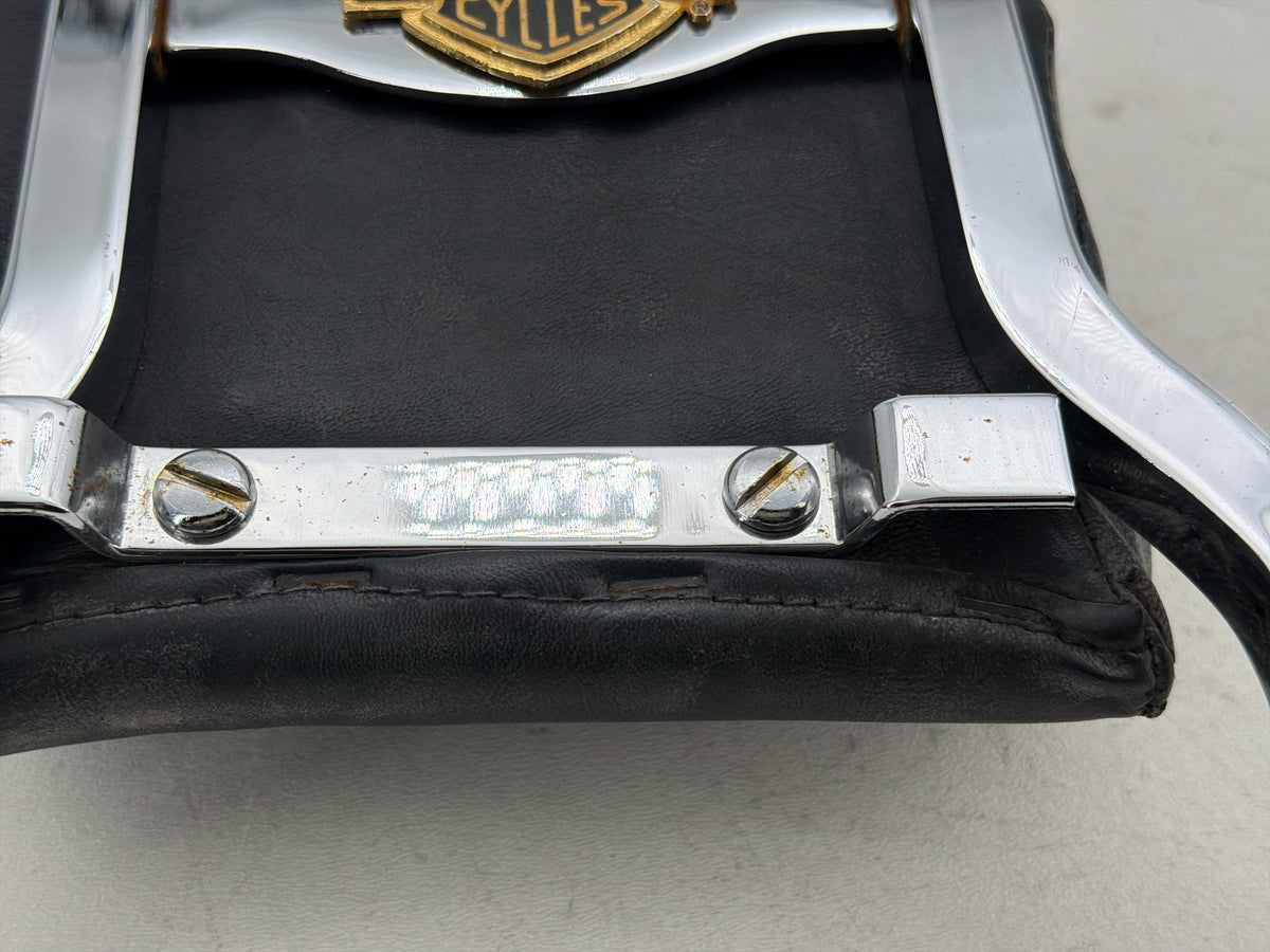 2016 Harley Dyna Fat Bob FXDF 103 OEM Rear Sissy Bar w/ Backrest Cushion Pad