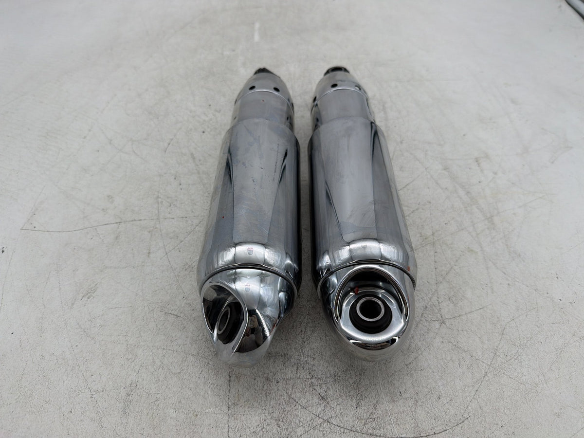 2012 Harley Dyna Fat Bob FXDF 103 OEM Rear Left Right Shock Absorbers 12"