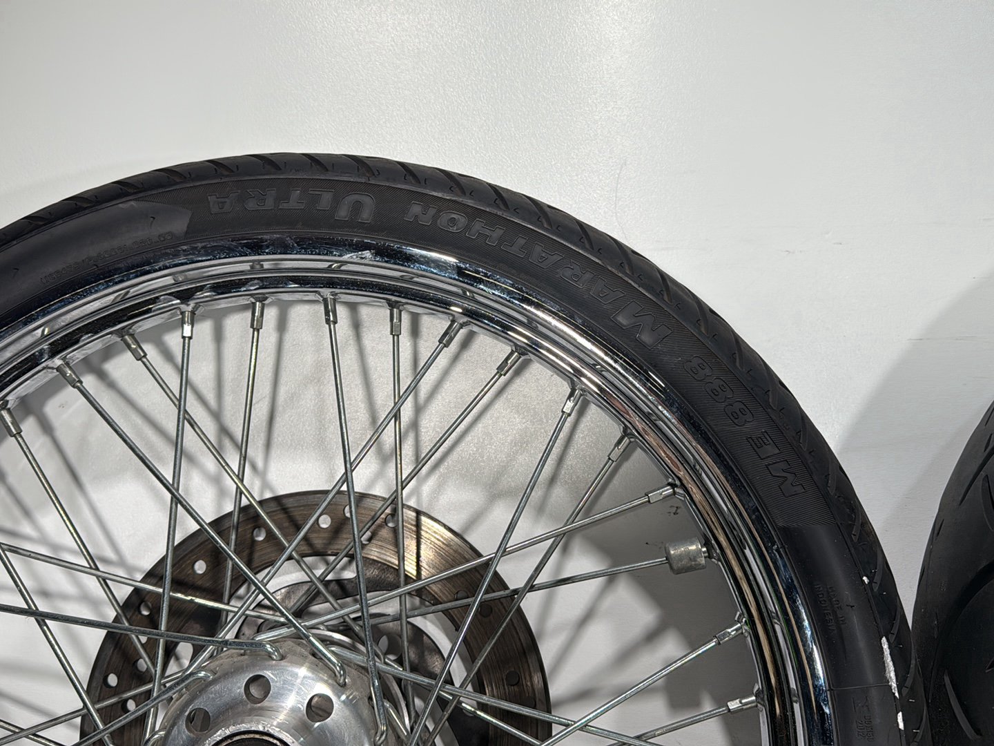 Harley-Davidson Misc  Front Rear Wheel Rim Tire Spoked 43700-05A , 43085-97