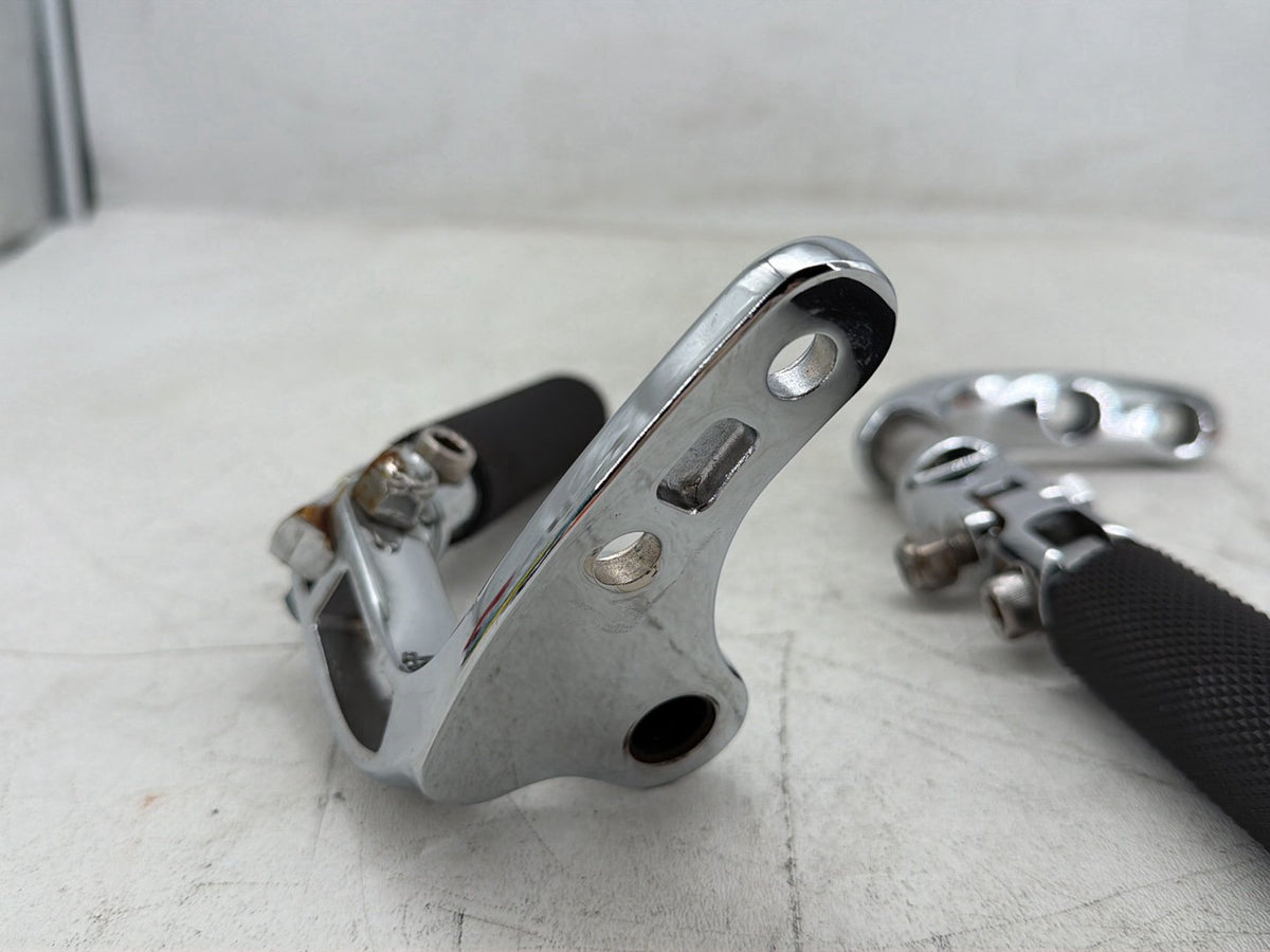 2014 Harley Dyna Low Rider FXDL OEM Left & Right Driver Step Foot Rest Pegs