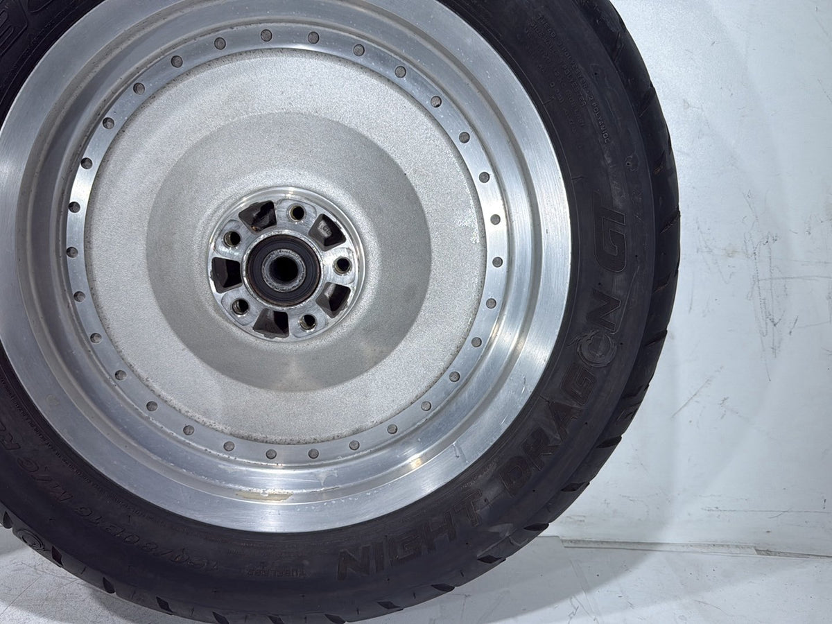 2005 Harley Softail Fat Boy FLSTF OEM Front & Rear Wheel Rim Tire 16"
