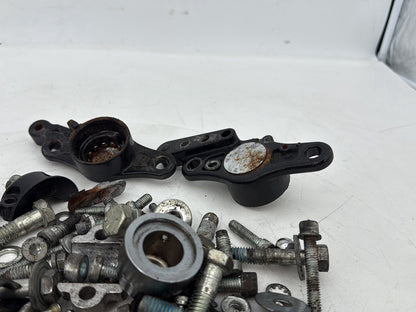 2007 - 2012 Harley-Davidson Touring Electra Glide Ultra Hardware Bolts Nuts & Brackets w/ Left Right Swingarm Fork Brackets