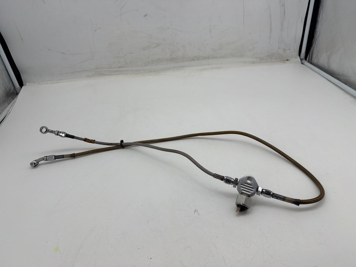 1994 Harley Softail Custom FXSTC OEM Rear Brake Hose Line Pipe