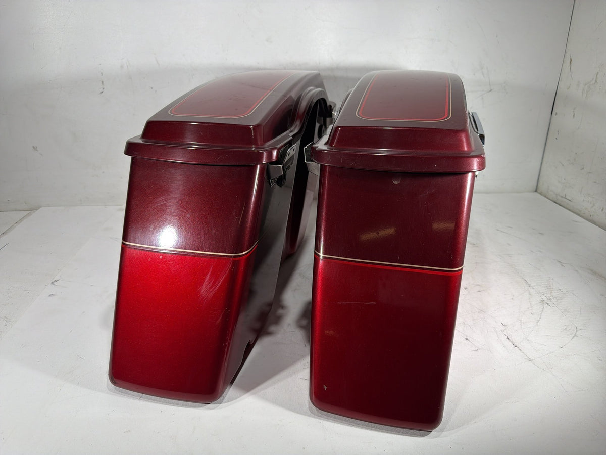 2008 Harley Electra Glide Touring Ultra OEM Left Right Saddlebags Luggage NOKey