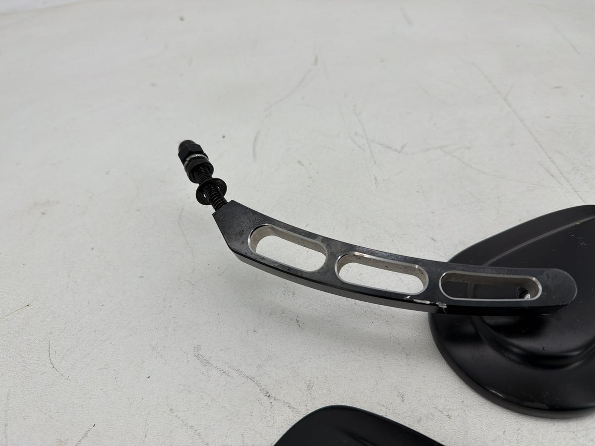 1991 Harley Electra Glide Touring Left Right Rear View Mirror Slotted Billet CNC