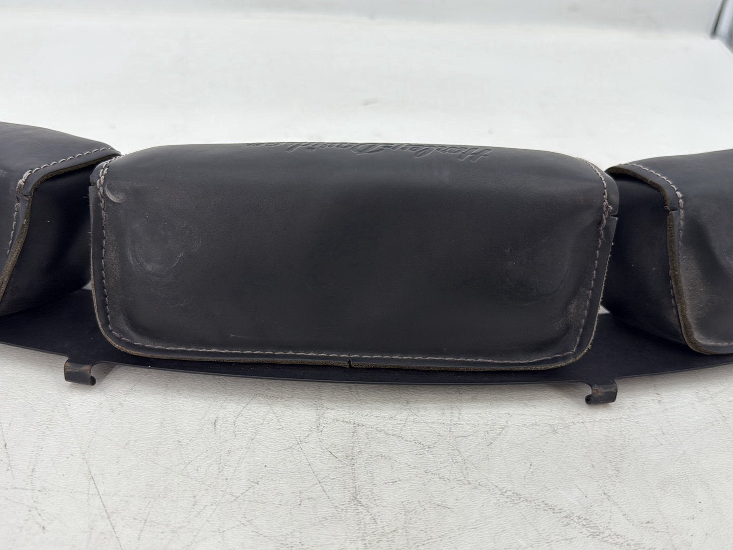 2008 Harley Touring FLHTCU Electra Glide Ultra OEM Front Onboard Tool Bag Leather Storage