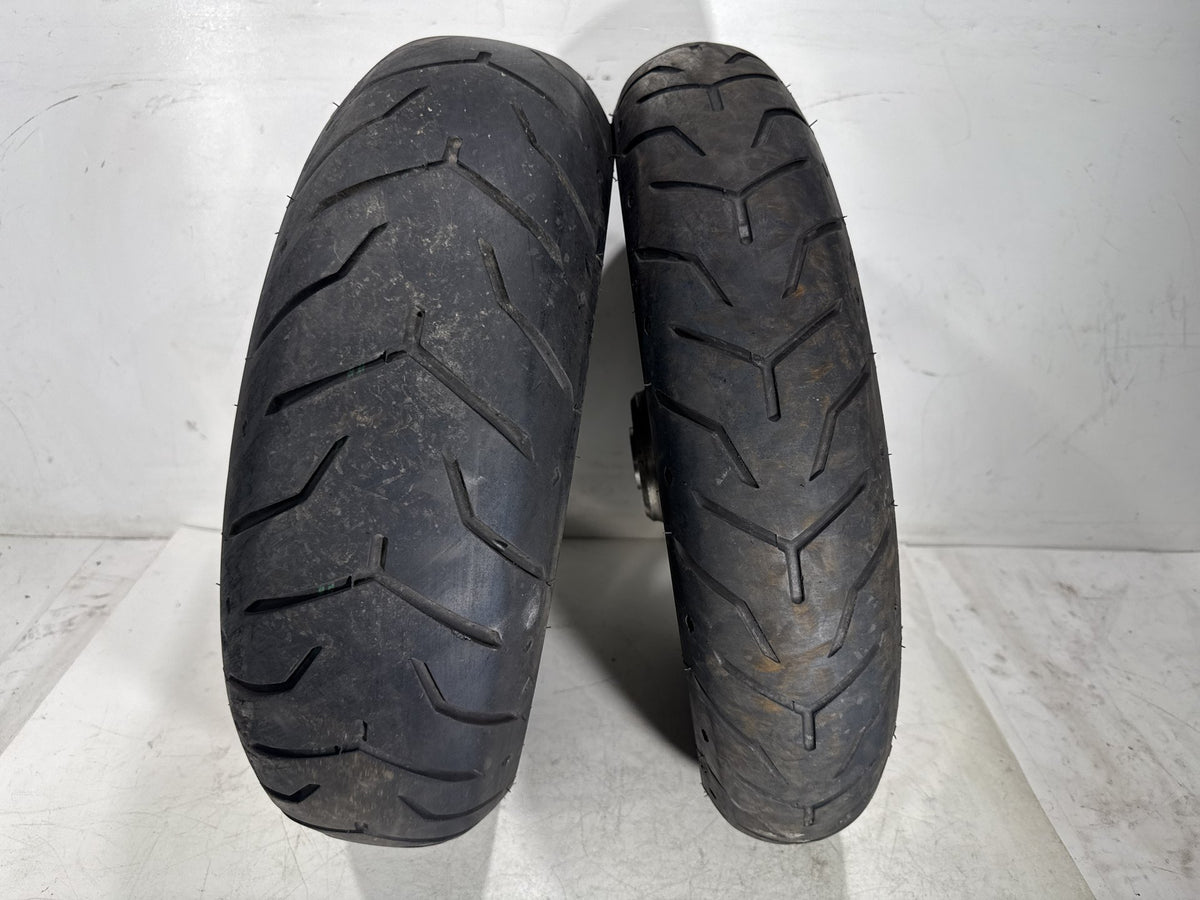 2010 Harley Road King Touring Police OEM Front & Rear Wheel Rim Tire 17" 16"