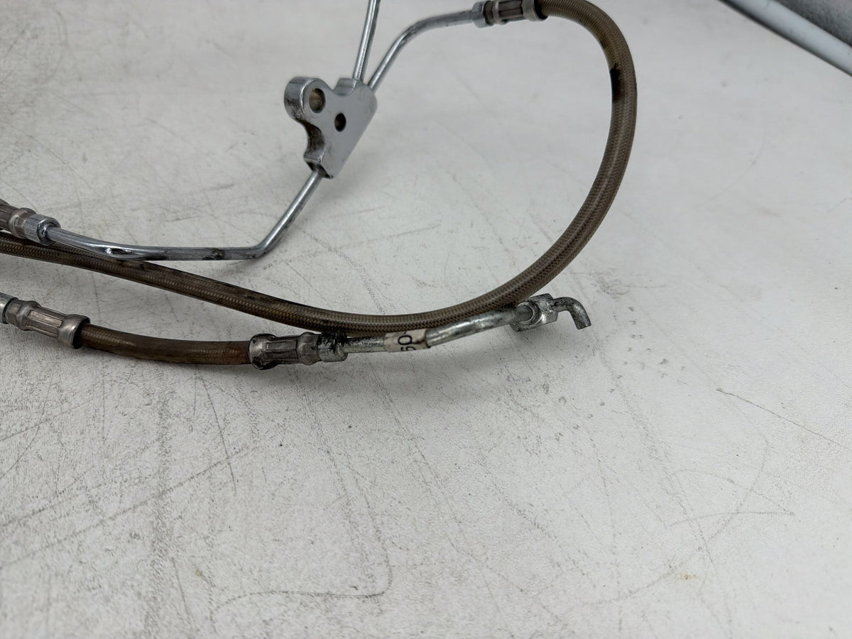 2009 Harley Electra Touring CVO Screamin Eagle OEM Front Brake Hose Line Pipe