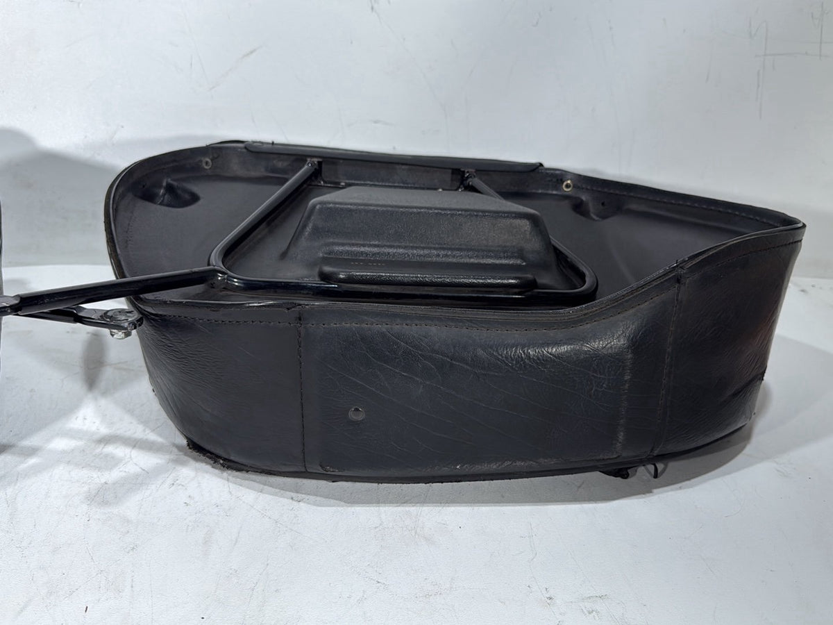 1997 Harley Softail Fat Boy FLSTF OEM Rear Left Right Saddlebags Luggage Leather