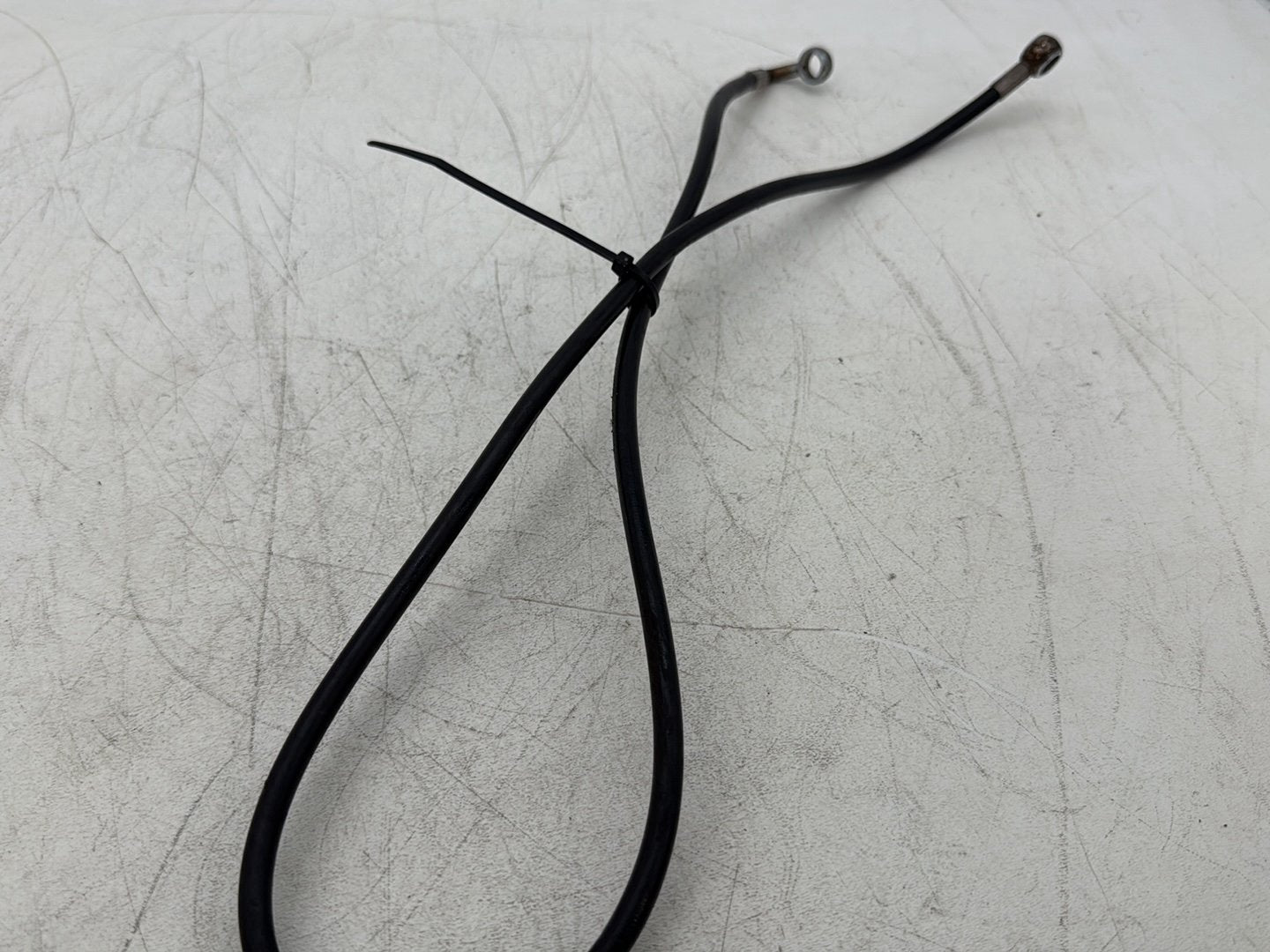 2011 Harley Softail FLSTFB Fat Boy OEM Front Brake Hose Line Pipe ABS 45555-11