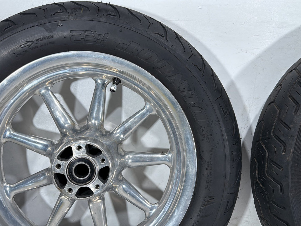 2006 Harley Electra Glide Touring Ultra OEM Front & Rear Wheel Rim Tire 16"