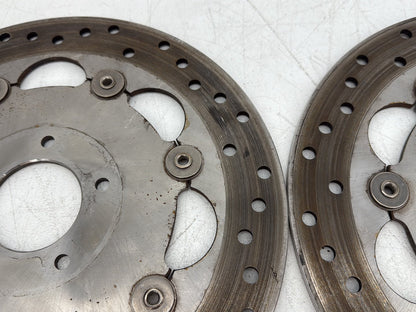 2010 Harley Dyna Fat Bob FXDF OEM Front Brake Rotors Disc Pair