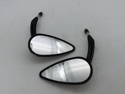 2008 Harley Dyna Fat Bob FXDF OEM Left Right Rear View Mirror Willie G SKULL