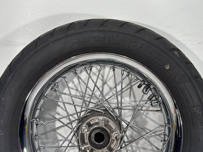 2005 Harley Electra Glide Touring Ultra FLHTCUI OEM Front Wheel Rim Tire Spoked